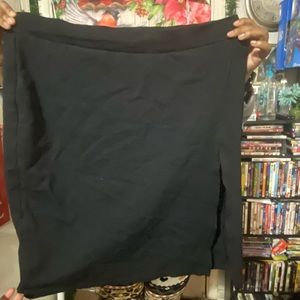 Black Skirt with Slit